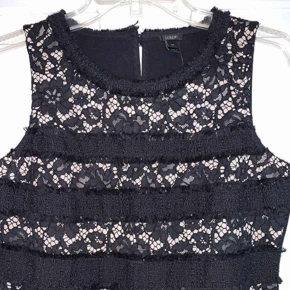 J. Crew Fringey Top In Tweed And Lace- NWT - Picture 14 of 16